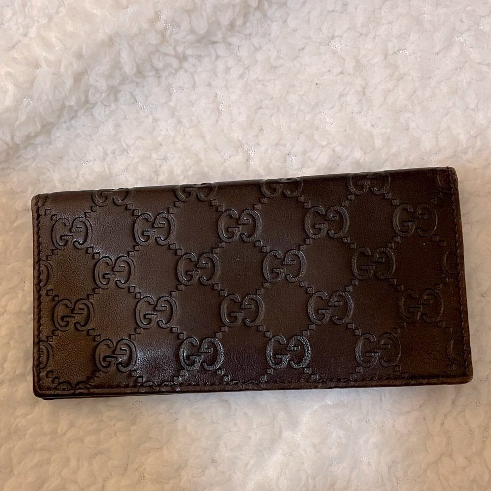 Gucci checkbook cover